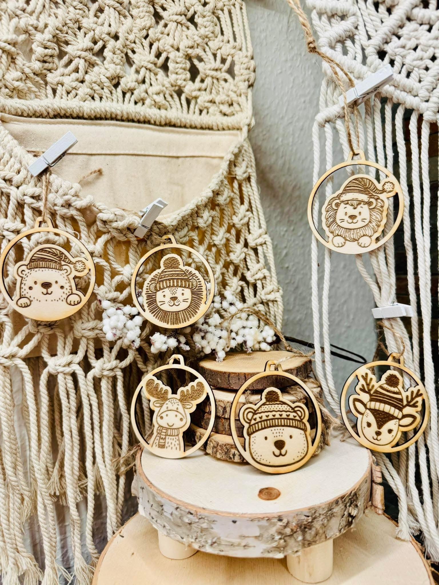 Anhänger „Wilde Tiere“